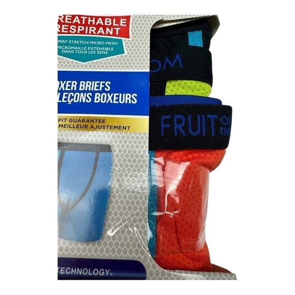 Fruit Of The Loom Boxer Briefs Tri Cool 3 Pack Size M - Picture 3 of 3